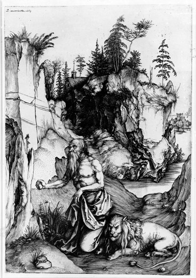 St. Jerome in the Wilderness by Albrecht Dürer